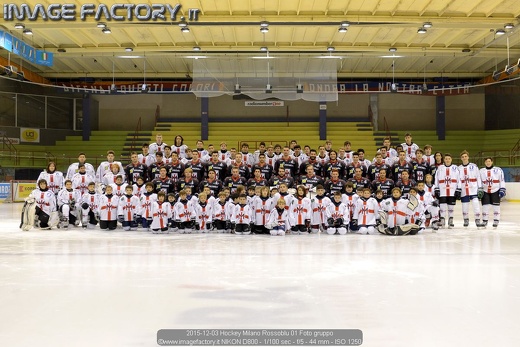 2015-12-03 Hockey Milano Rossoblu 01 Foto gruppo